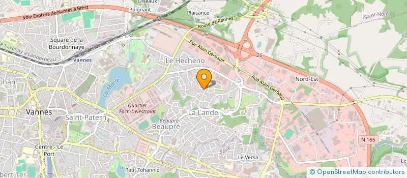 localisation de l'entreprise ICLAD à VANNES