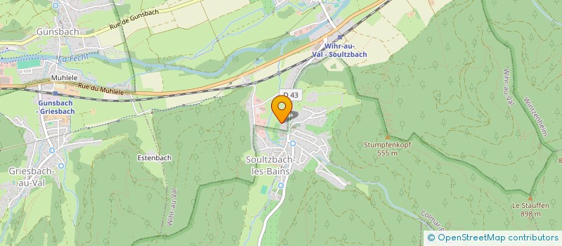 localisation de l'entreprise ICLB  WIHR-AU-VAL