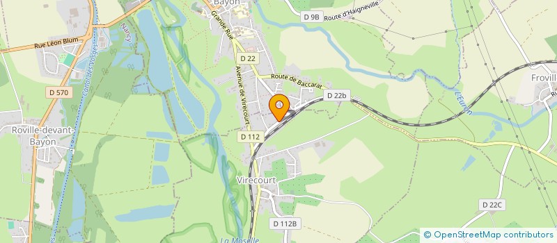 localisation de l'entreprise ICLC  VIRECOURT