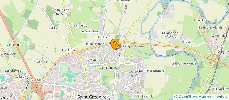 localisation de l'entreprise ICLO CONSEIL  SAINT-GREGOIRE