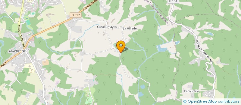 localisation de l'entreprise ICM  SAINT-MARTIN-DE-SEIGNANX