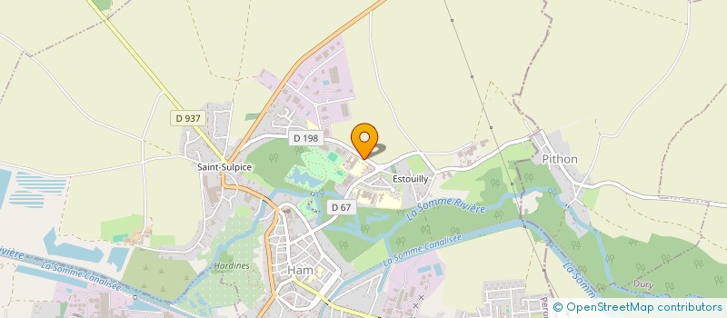 localisation de l'entreprise ICM  GUIVRY