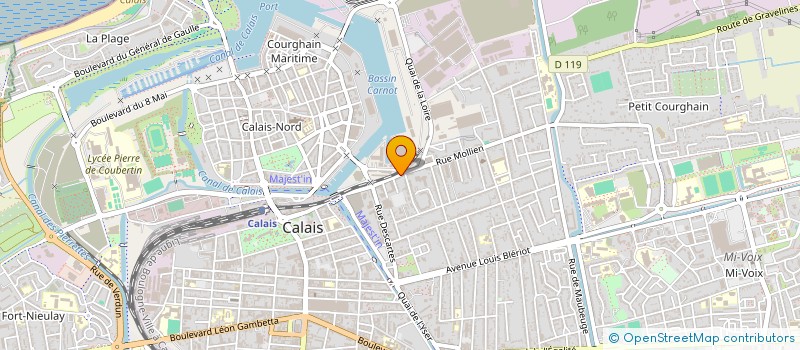 localisation de l'entreprise ICM à CALAIS