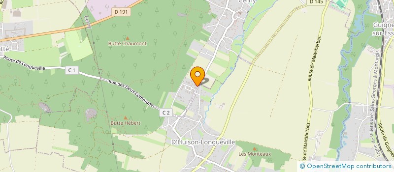 localisation de l'entreprise ICM IMMO  CERNY