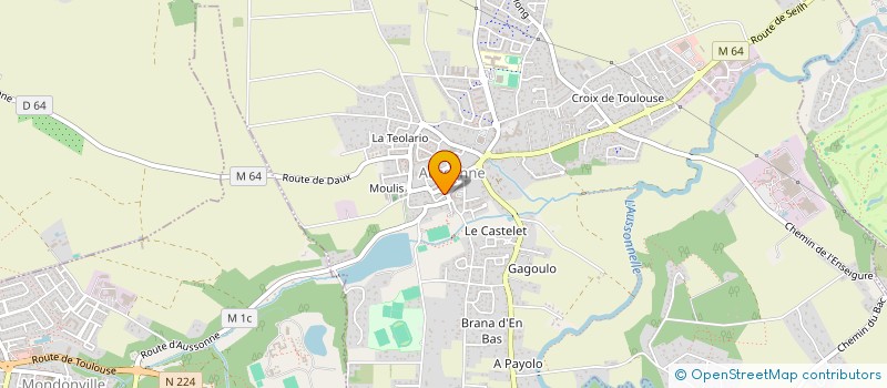 localisation de l'entreprise ICM INTERNATIONAL COURTAGE AND MARKETING à AUSSONNE