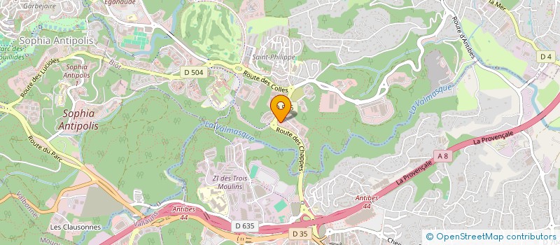 localisation de l'entreprise ICN JEAN-LOUIS NOISIEZ  BIOT