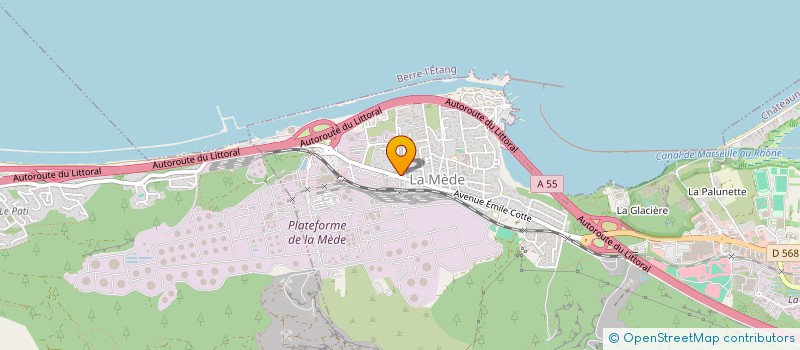 localisation de l'entreprise ICNA  CHATEAUNEUF-LES-MARTIGUES