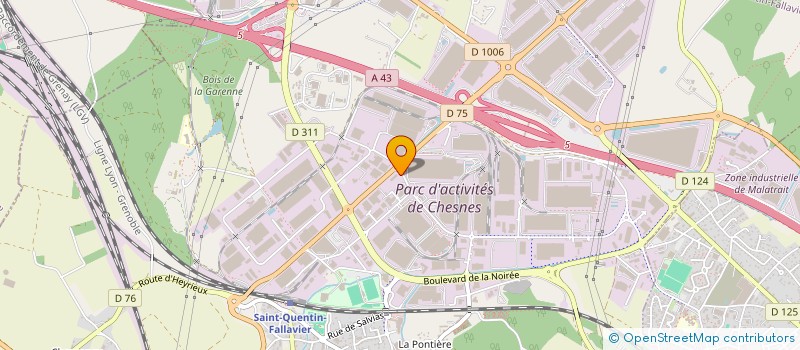 localisation de l'entreprise ICO MARKING SYSTEMS à SAINT-QUENTIN-FALLAVIER