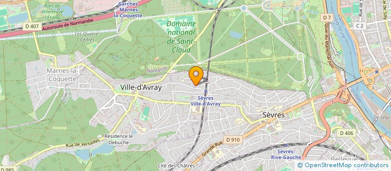 localisation de l'entreprise ICOACH PARIS à SEVRES