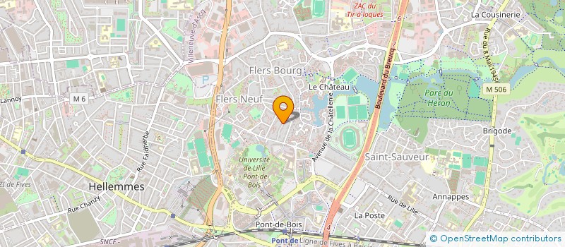 localisation de l'entreprise ICODE4U à VILLENEUVE-D'ASCQ