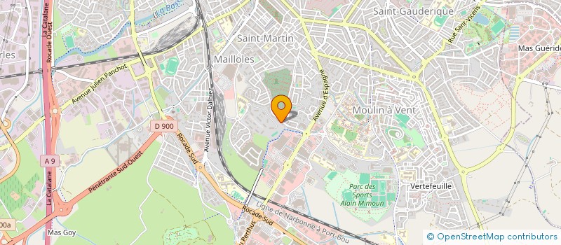 localisation de l'entreprise ICOGARAZ  PERPIGNAN