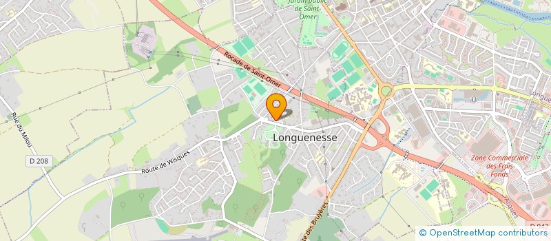 localisation de l'entreprise ICOM  LONGUENESSE