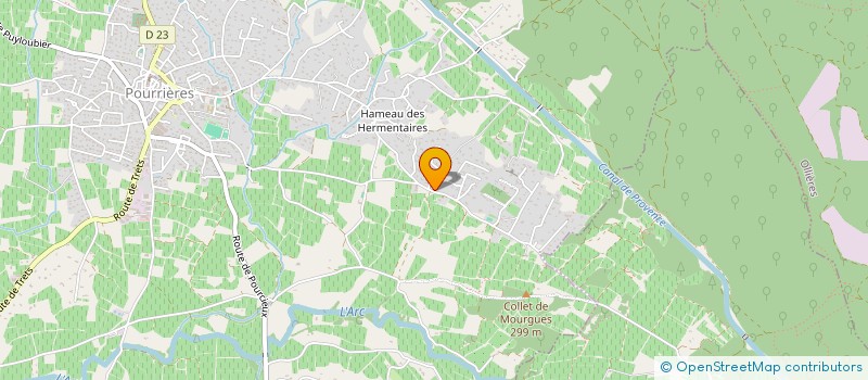 localisation de l'entreprise ICOM-7  POURRIERES