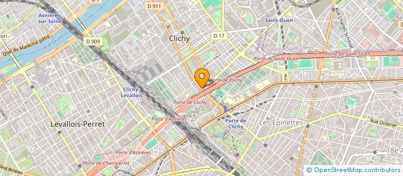 localisation de l'entreprise ICOM à CLICHY