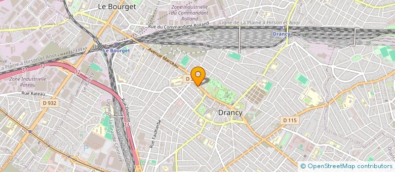 localisation de l'entreprise ICOM INTERNATIONAL  DRANCY