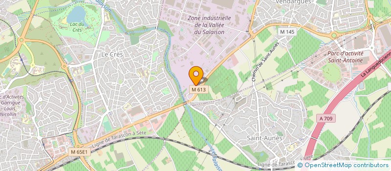 localisation de l'entreprise ICOM PRO à VENDARGUES