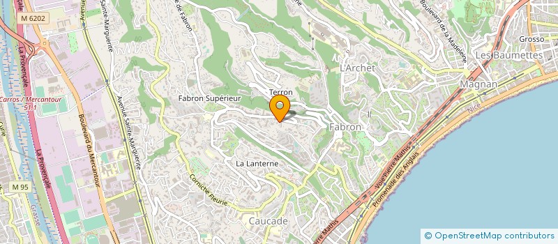 localisation de l'entreprise ICOM SOLUTIONS à NICE