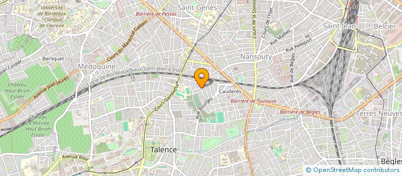 localisation de l'entreprise ICOMME FLUIDES à BEGLES