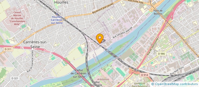 localisation de l'entreprise ICON HEALTH &FITNESS FRANCE SA  CARRIERES-SUR-SEINE