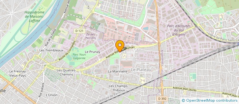 localisation de l'entreprise ICONAT  SARTROUVILLE