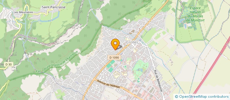 localisation de l'entreprise ICONDA SOLUTIONS  CROLLES