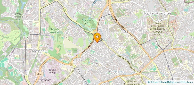localisation de l'entreprise ICONE à MONTPELLIER