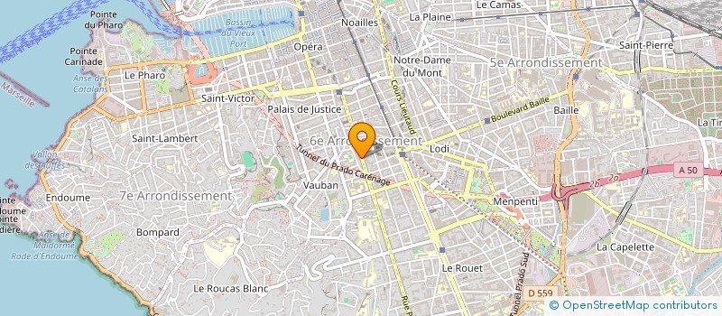 localisation de l'entreprise ICONE à MARSEILLE