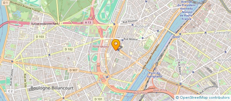 localisation de l'entreprise ICONE  PARIS 15