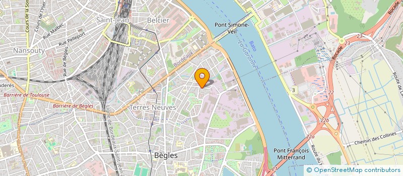 localisation de l'entreprise ICONE EXPRESS  GRADIGNAN