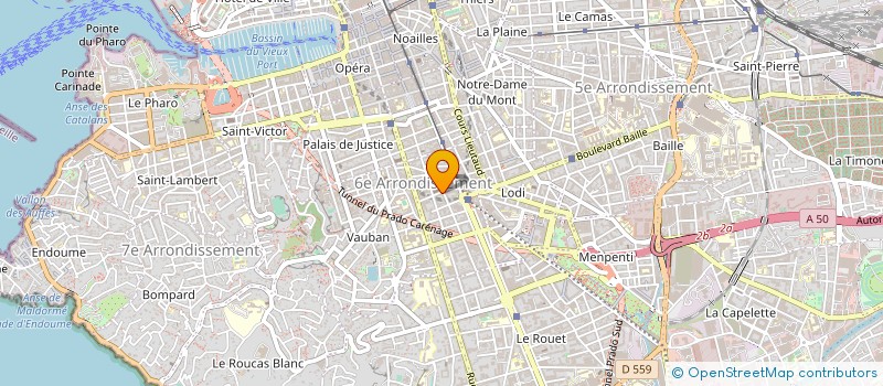 localisation de l'entreprise ICONE FILMS à MARSEILLE