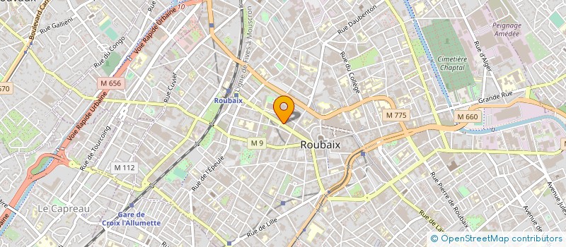 localisation de l'entreprise ICONE NATURELLE  ROUBAIX