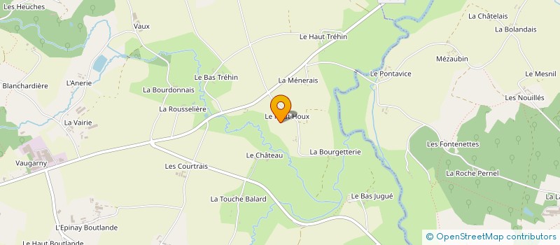 localisation de l'entreprise ICONE PAYSAGE  BAZOUGES-LA-PEROUSE