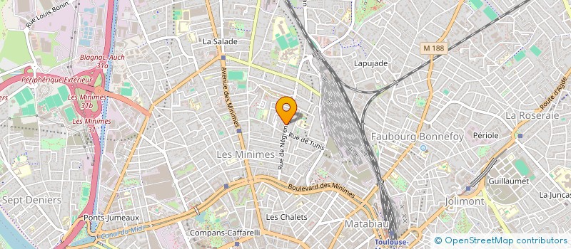 localisation de l'entreprise ICONEGRAFIC à TOULOUSE