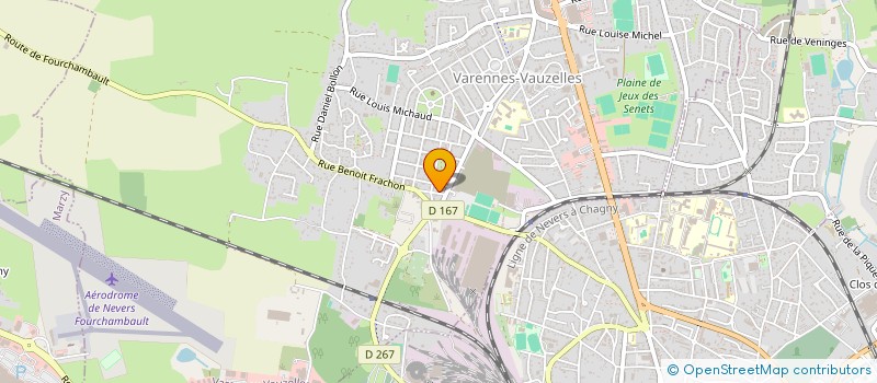 localisation de l'entreprise ICONES à VARENNES-VAUZELLES