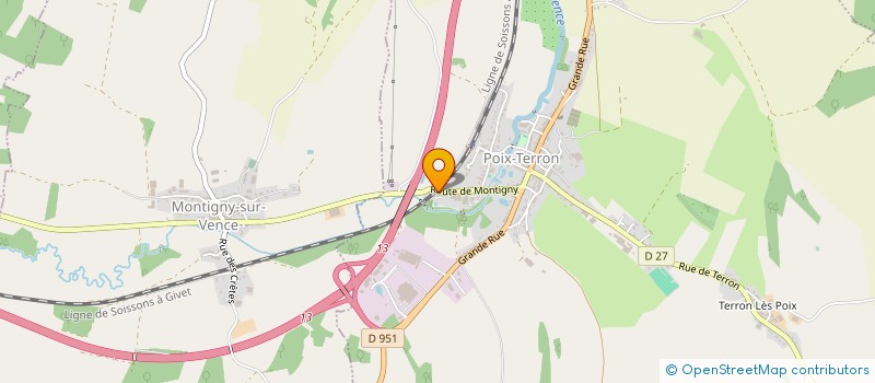 localisation de l'entreprise ICONES  MONTIGNY-SUR-MEUSE