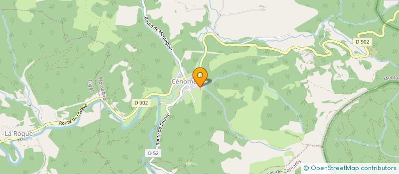 localisation de l'entreprise ICONES BYZANTINES MARTINE LEDUC CENOMES ST AMANS - IBMLC - ST AMANS  MONTAGNOL