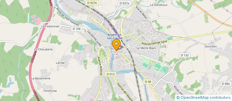 localisation de l'entreprise ICONIC à BADECON-LE-PIN