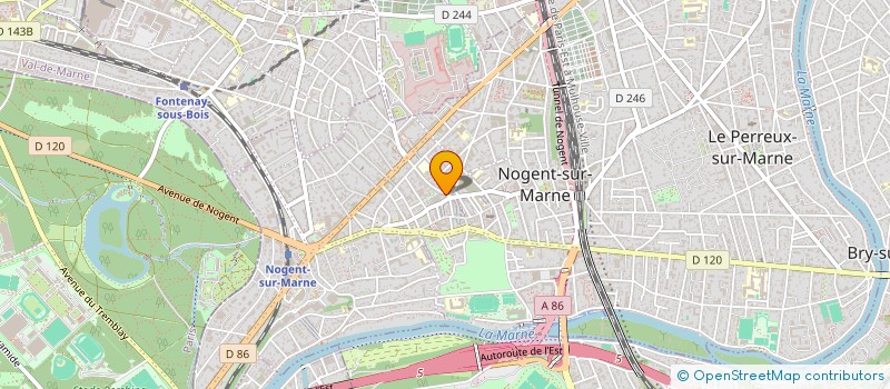 localisation de l'entreprise ICONIC  NOGENT-SUR-MARNE