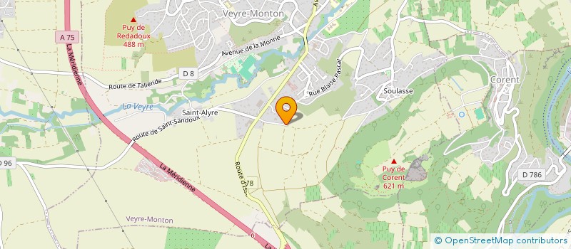 localisation de l'entreprise ICONIC  VEYRE-MONTON