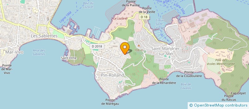 localisation de l'entreprise ICONIC SPORTS CARS & BOATS  SAINT-MANDRIER-SUR-MER