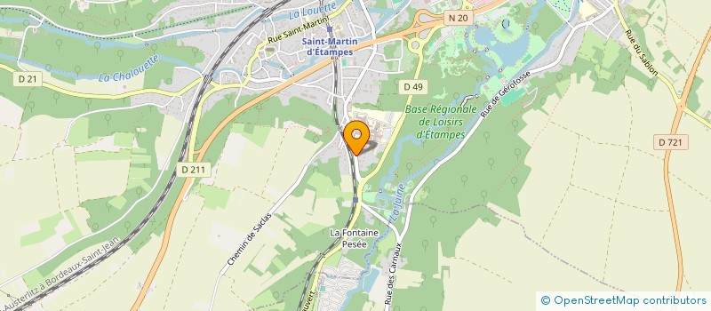 localisation de l'entreprise ICONICS AGENCY  ETAMPES