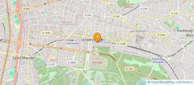 localisation de l'entreprise ICONISMA  VINCENNES