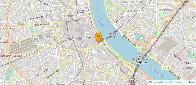 localisation de l'entreprise ICONLAB  BORDEAUX