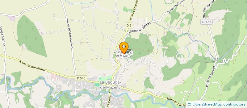 localisation de l'entreprise ICONOCASE  LA BEGUDE-DE-MAZENC