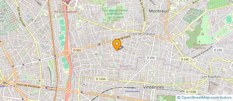 localisation de l'entreprise ICONOGRAMME à MONTREUIL