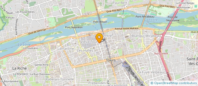localisation de l'entreprise ICONOTEXTES à TOURS