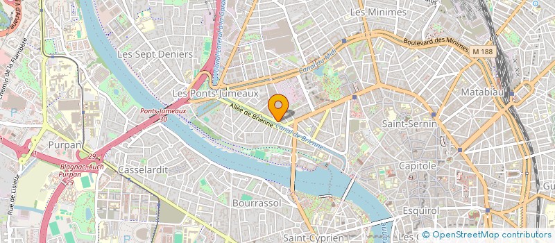 localisation de l'entreprise ICONSULT à TOULOUSE