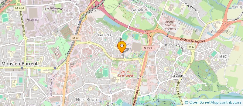 localisation de l'entreprise ICONTROL à VILLENEUVE-D'ASCQ