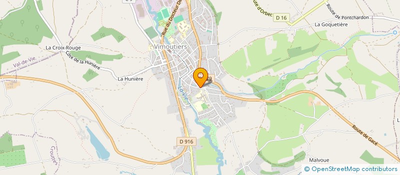 localisation de l'entreprise ICOPA à VIMOUTIERS
