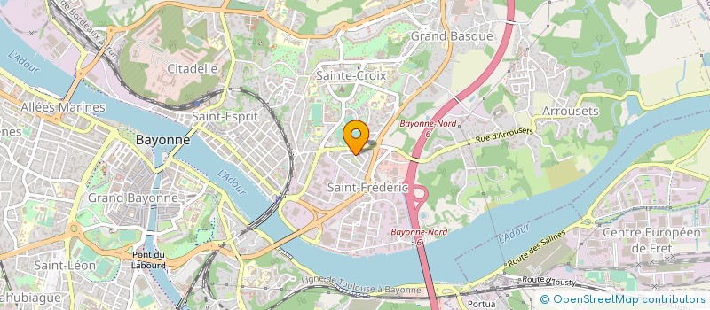 localisation de l'entreprise ICOPE CONSEIL à BAYONNE